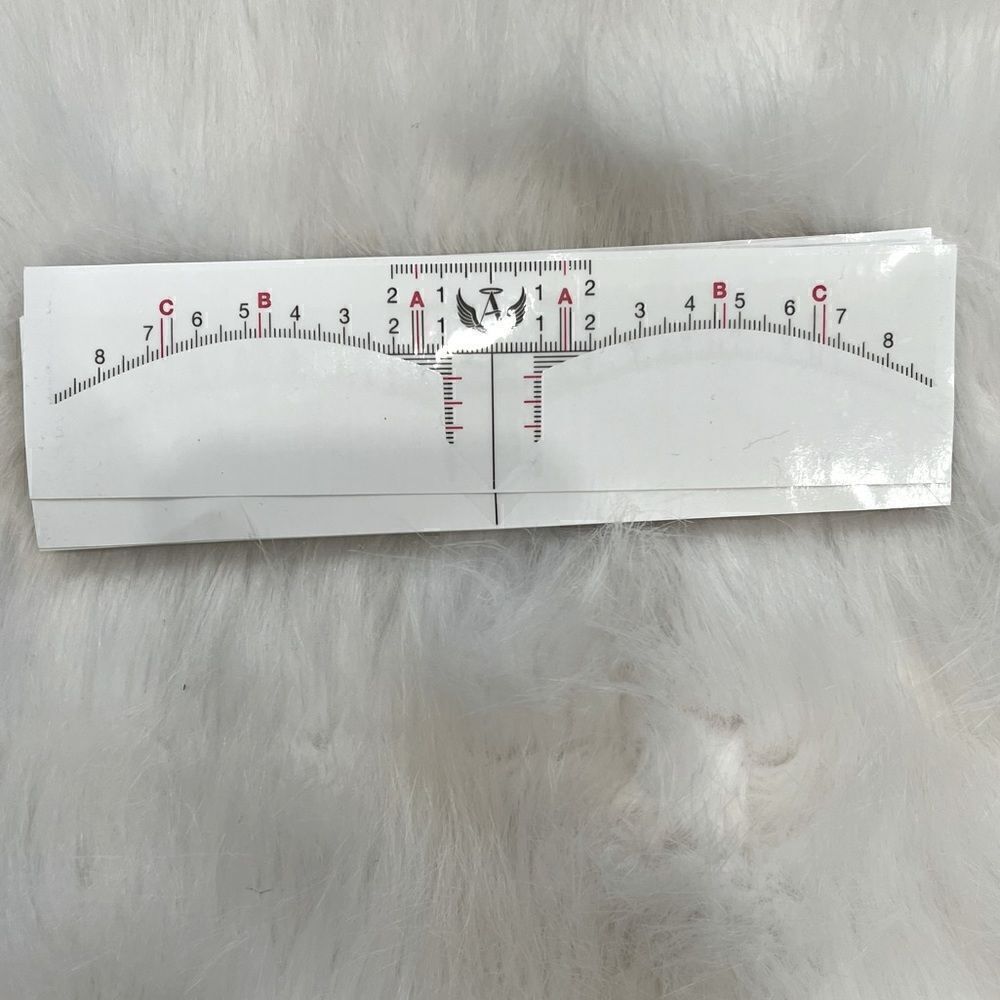 60 Pack Eyebrow Ruler